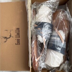 Elegant Blue Strappy Sandals